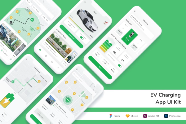 EV Charging App UI Kit