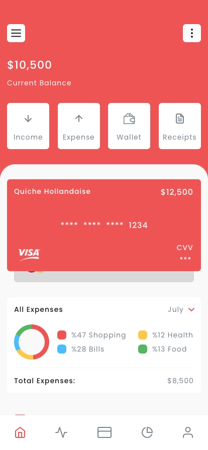 Finance Mobile App UI Kit - Screenshot 3