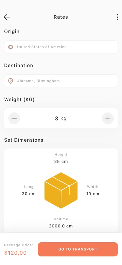 Parcel Delivery Mobile App UI Kit - Screenshot 3