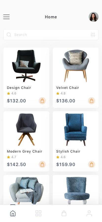 Furniture Ecommerce App UI Kit - Screenshot 4