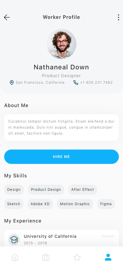 Job Finder Mobile App UI Kit - Screenshot 4