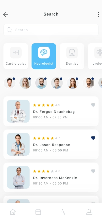 Medical & Clinic Mobile App UI Kit - Screenshot 2