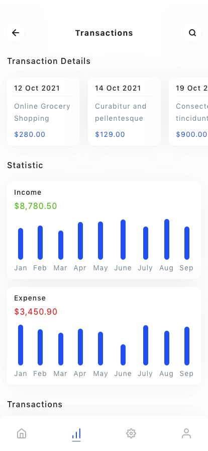 Savings Investing Mobile App UI Kit - Screenshot 3