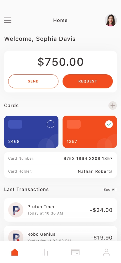 Fintech Mobile App UI Kit - Screenshot 1