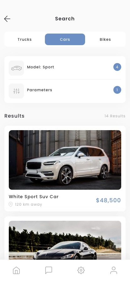 Car Retailer Mobile App UI Kit - Screenshot 2
