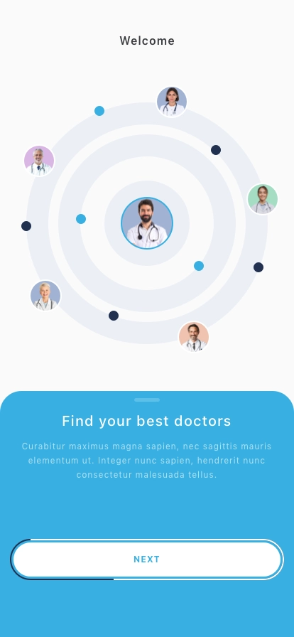 Medical Mobile App UI Kit - Screenshot 1