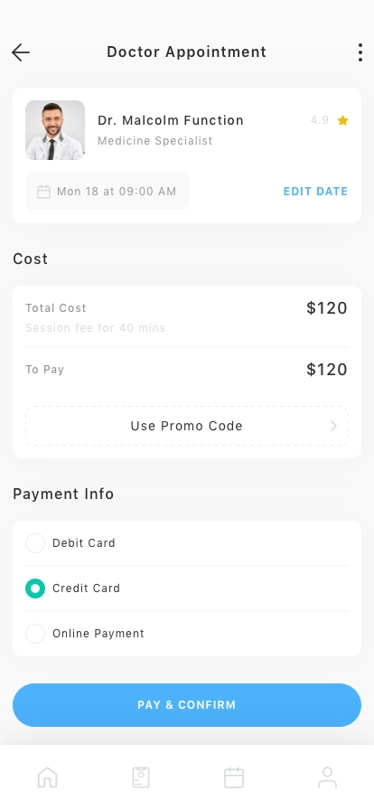 Doctor Appointment Mobile App UI Kit - Screenshot 5