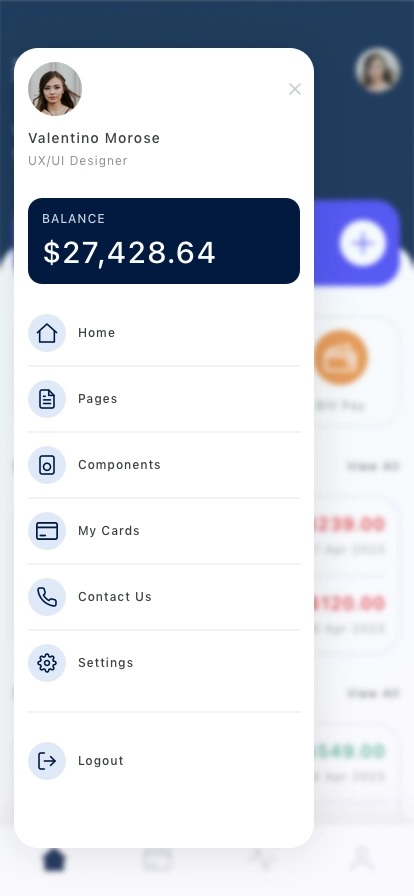 Personal Banking Mobile App UI Kit - Screenshot 4