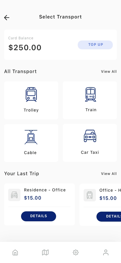 Public Transport Mobile App UI Kit - Screenshot 2