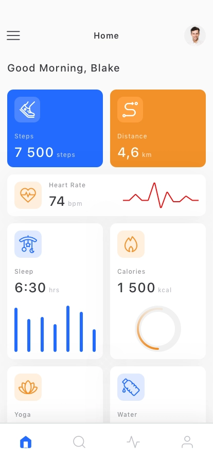 Patient Monitoring Mobile App UI Kit - Screenshot 1