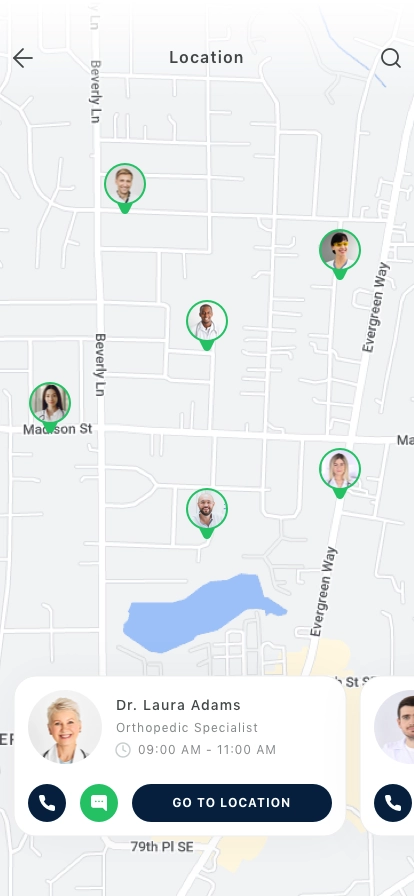 Find Doctor Mobile App UI Kit - Screenshot 2