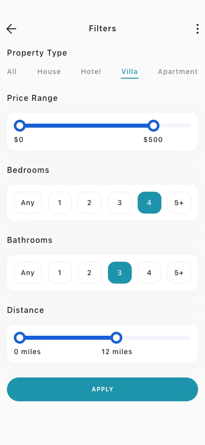 Property Mobile App UI Kit - Screenshot 3