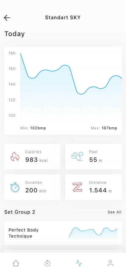 Swimming Coach App UI Kit - Screenshot 3