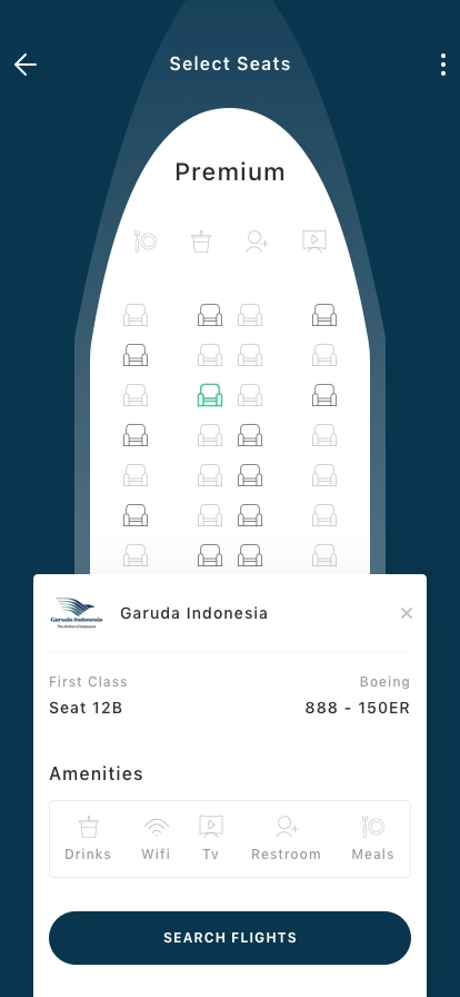 Flight Ticket Booking Mobile App UI Kit - Screenshot 4