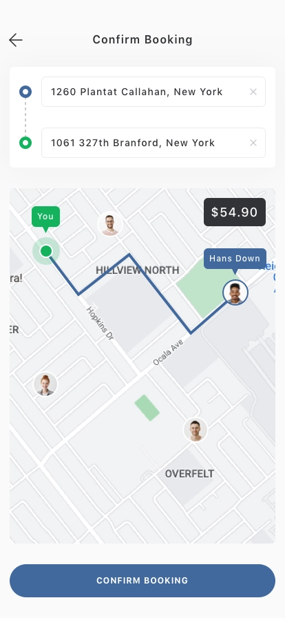 Ride Sharing App UI Kit - Screenshot 4