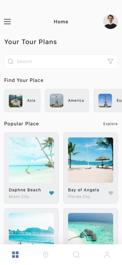 Vacation & Travel Mobile App UI Kit - Screenshot 1
