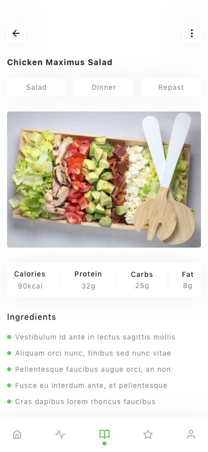 Nutrition Tracker Mobile App UI Kit - Screenshot 4
