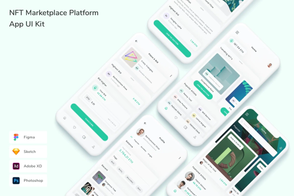 NFT Marketplace Platform App UI Kit