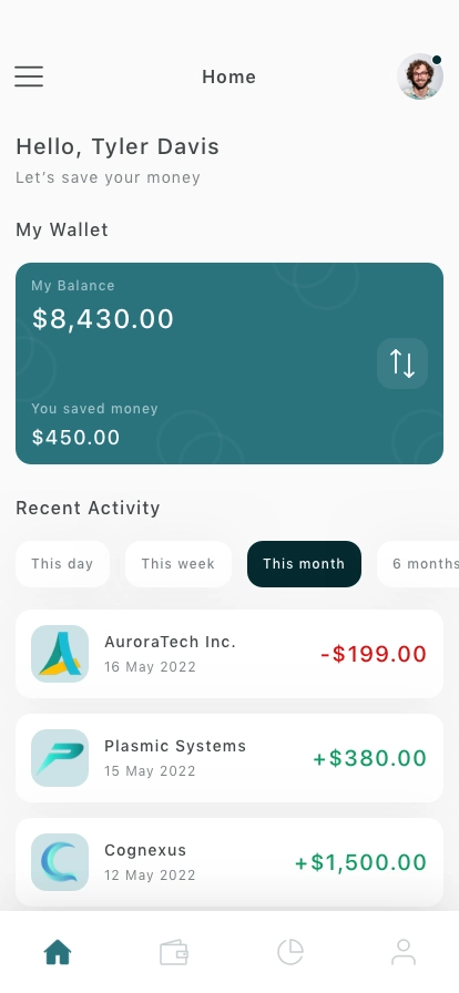 Fintech Mobile App UI Kit - Screenshot 1