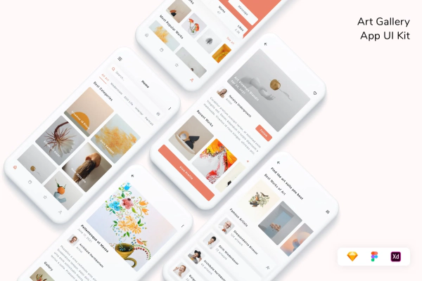 Art Gallery App UI Kit