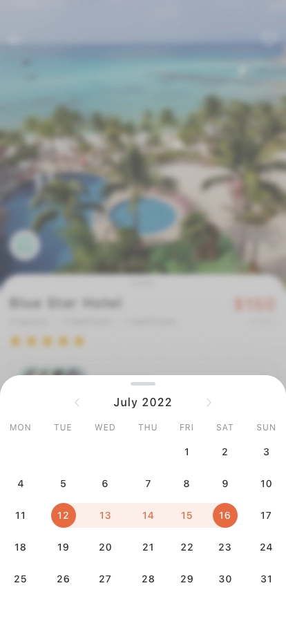 Hotel Booking Mobile App UI Kit - Screenshot 5