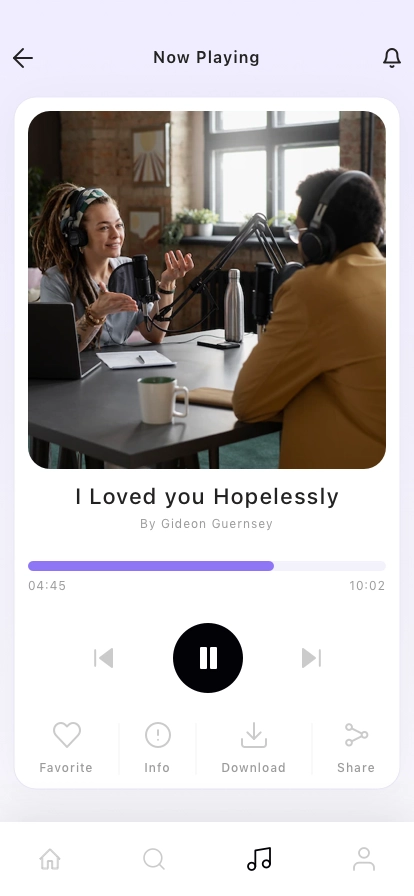 Podcast Player Mobile App UI Kit - Screenshot 4