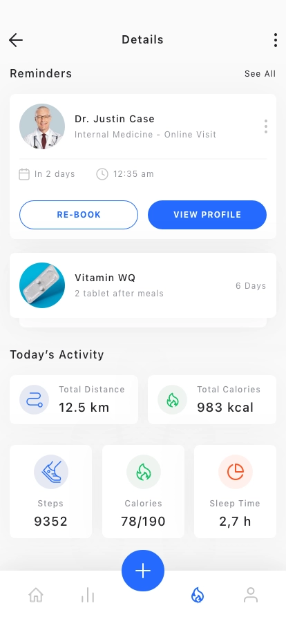 Healthcare Companion Mobile App UI Kit - Screenshot 5