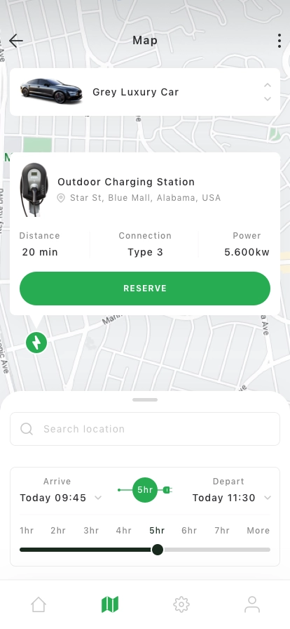 Car Charging Mobile App UI Kit - Screenshot 5