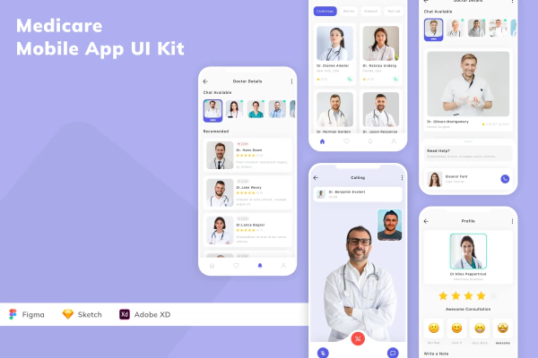 Medicare Mobile App UI Kit