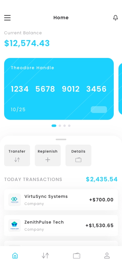 Financial Investments Mobile App UI Kit - Screenshot 1