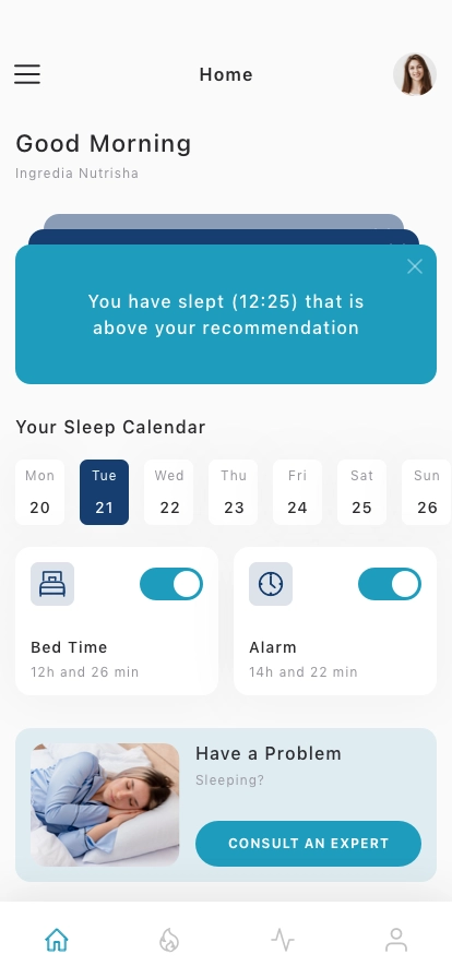 Health Fitness Mobile App UI Kit - Screenshot 1