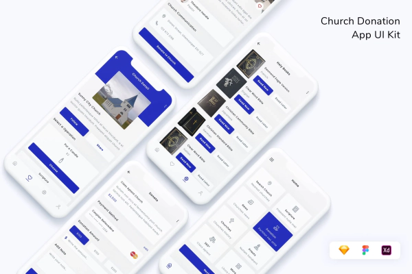 Church Donation App UI Kit