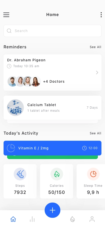 Healthcare Companion Mobile App UI Kit - Screenshot 3