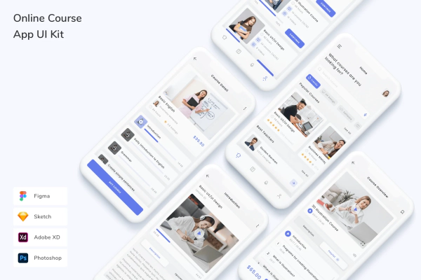 Online Course App UI Kit