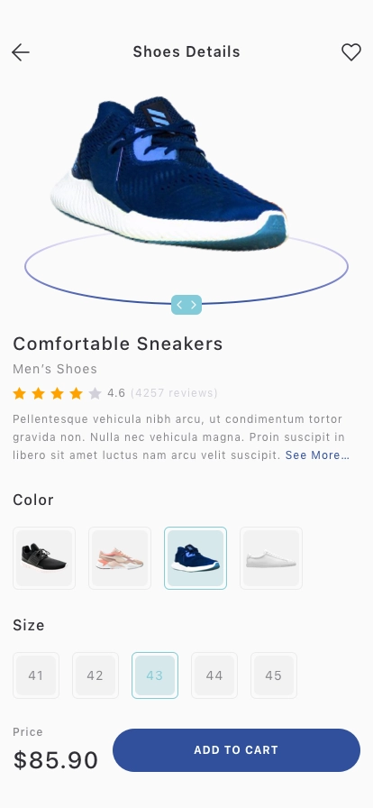Shoes Online Shop Mobile App UI Kit - Screenshot 3