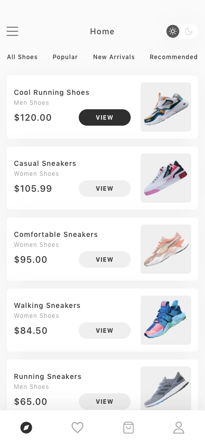 Shoes Store Mobile App UI Kit - Screenshot 2