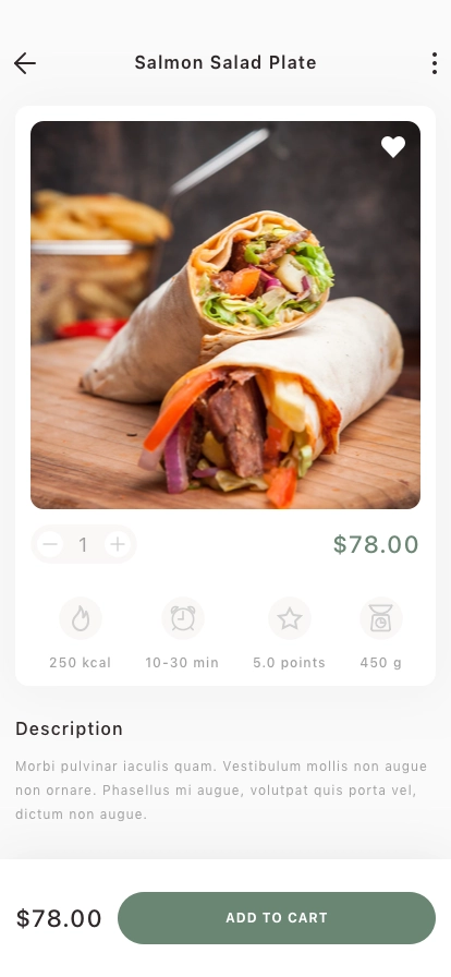 Food Delivery Mobile App UI Kit - Screenshot 3