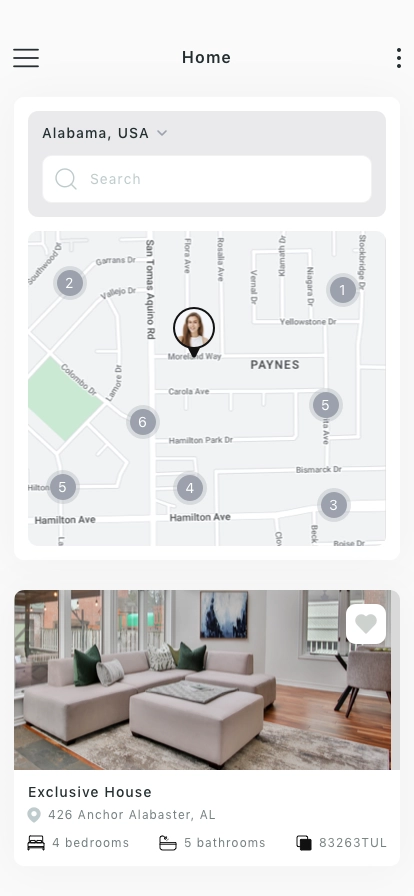 Property Finder Mobile App UI Kit - Screenshot 3
