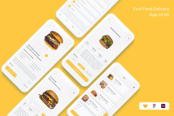 Fast Food Delivery App UI Kit