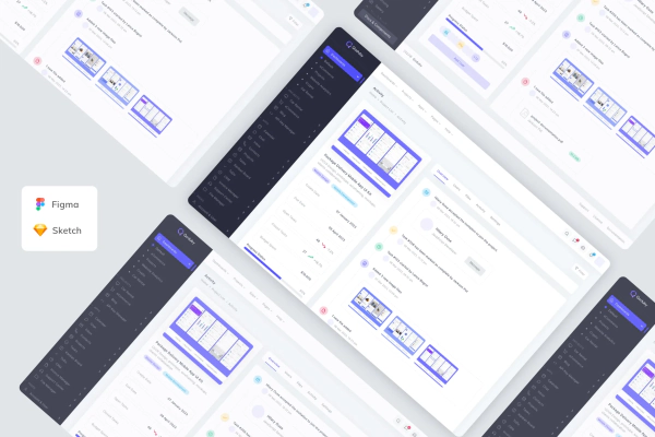 Project Activity Admin Dashboard Template UI Kit
