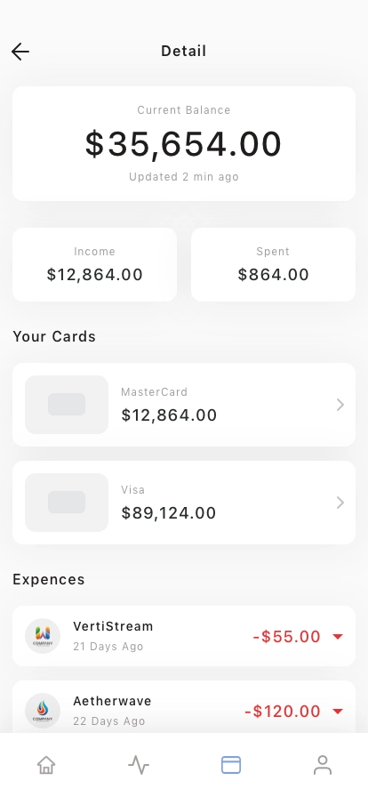Finance & Payment Mobile App UI Kit - Screenshot 4