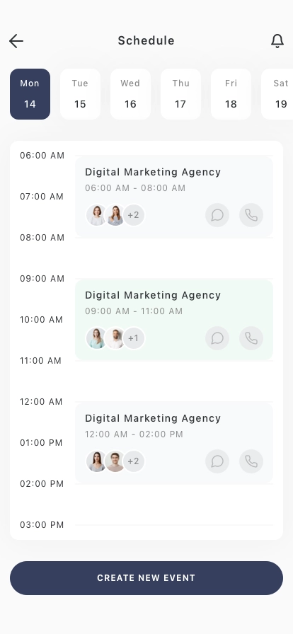 Task & Work Tracker Mobile App UI Kit - Screenshot 2