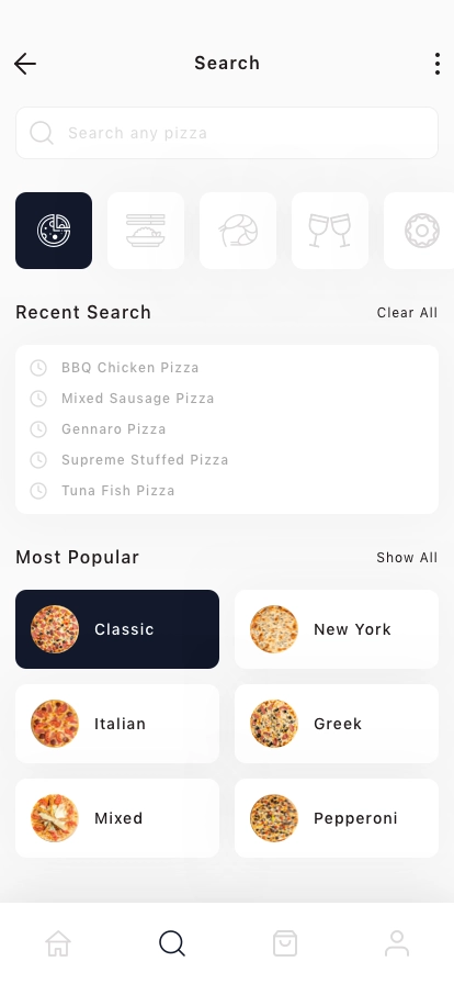 Pizza Delivery Mobile App UI Kit - Screenshot 3