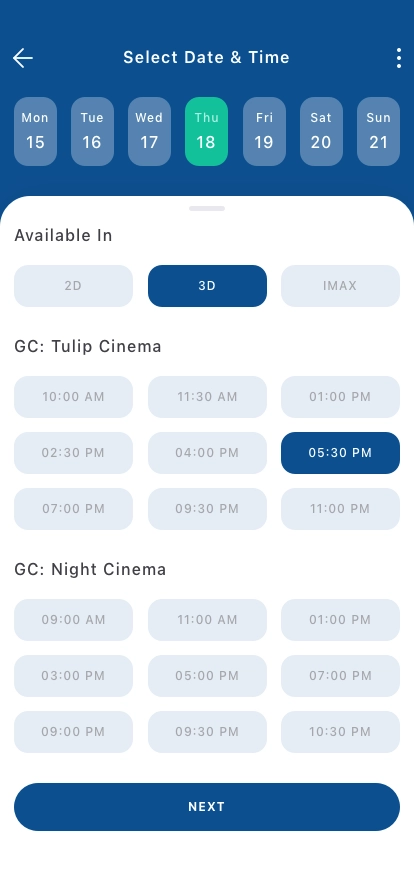 Movie Booking Mobile App UI Kit - Screenshot 5