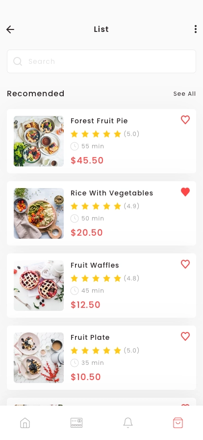 Food Ordering App UI Kit - Screenshot 2