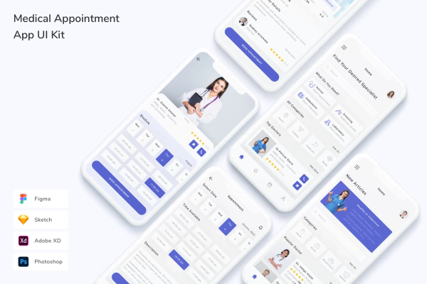 Medical Appointment App UI Kit
