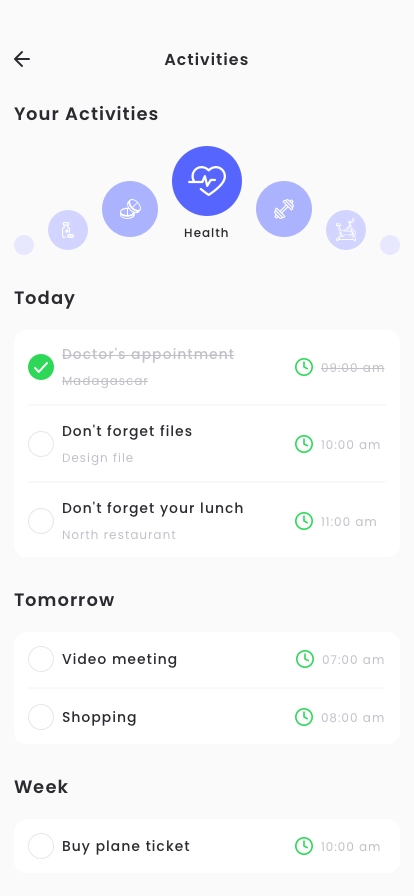 ToDo & Task Manager App UI Kit - Screenshot 3