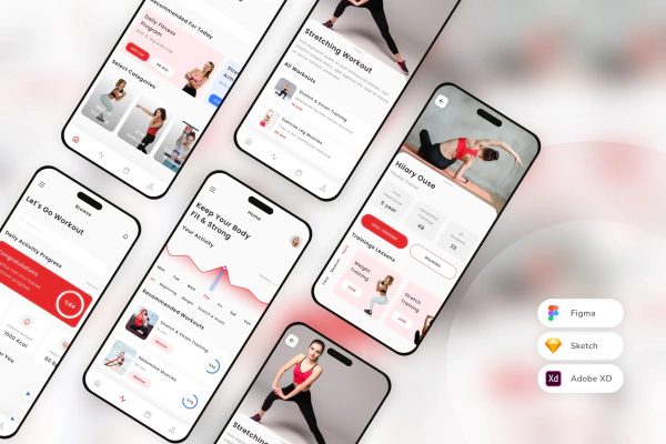Personal Trainer Mobile App UI Kit