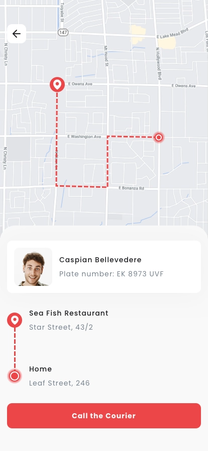 Sea Food Delivery Mobile App UI Kit - Screenshot 5