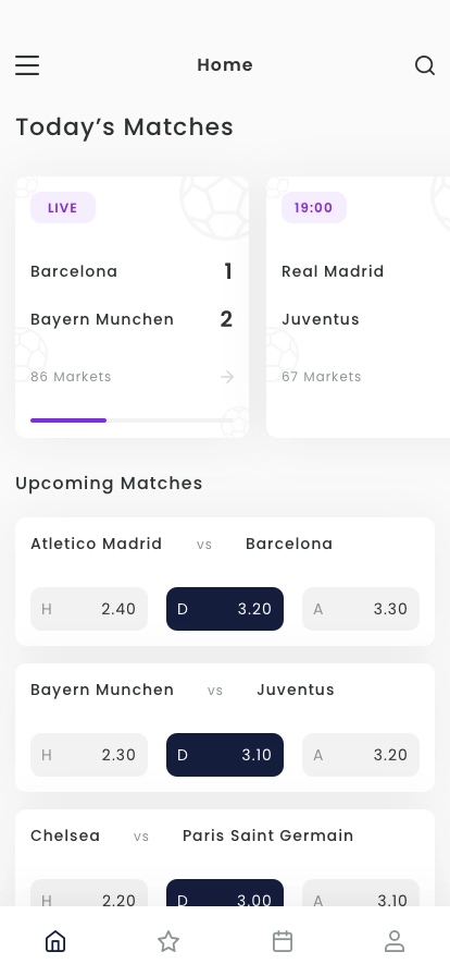 Sports Betting Mobile App UI Kit - Screenshot 2